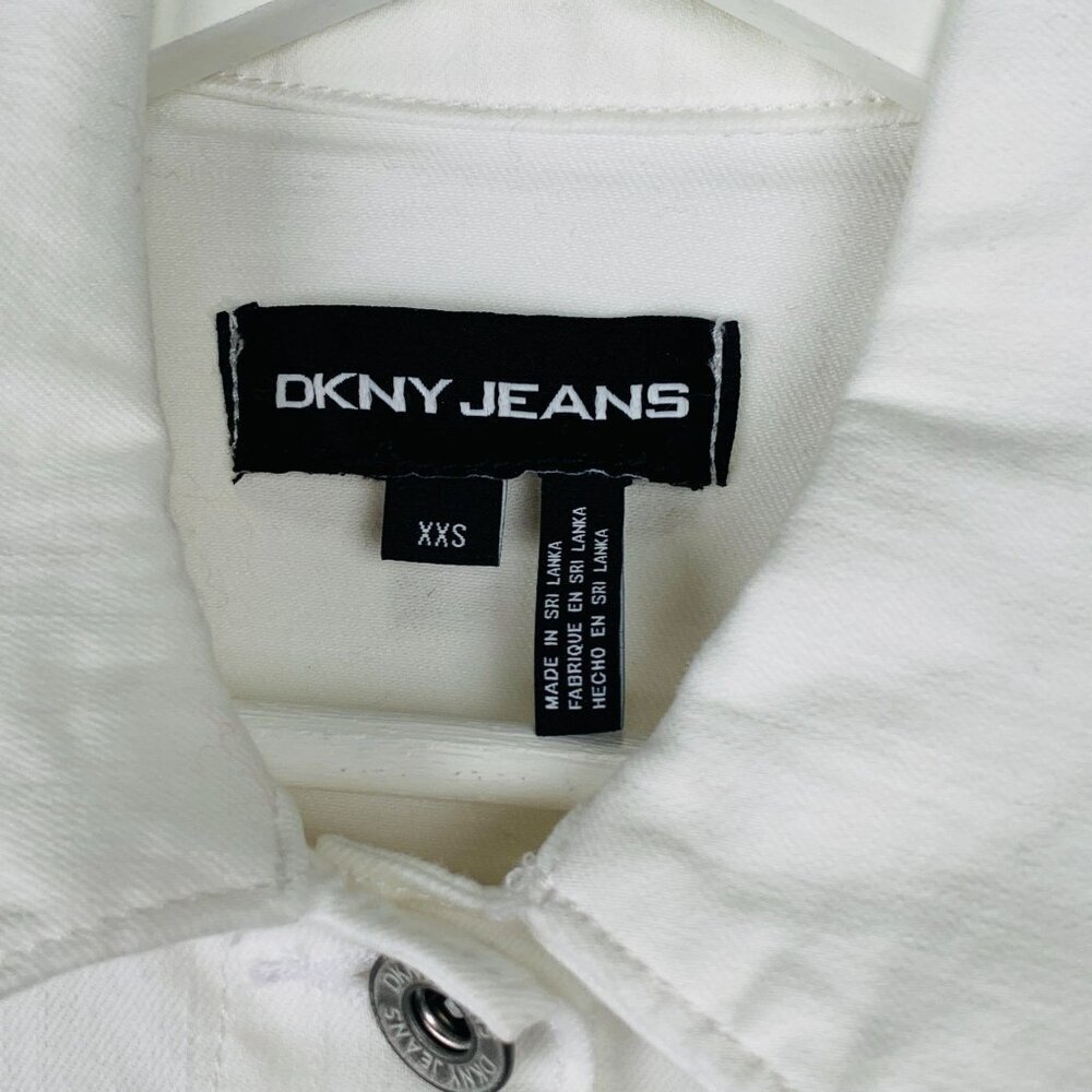 NWT DKNY Women's Denim Jacket SIze XXS - Picture 6 of 12